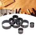 thumbnail image 1 of Round Cutting Mold Punching Die, Artificial Spot Welding Technology Leather Cutting Dies Set 8Pcs Accurate  for Crafting, 1 of 7