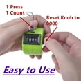 thumbnail image 5 of GOGO ABS Handheld Tally Counter, 4 Digit Display Clicker, for Sport Events Coach - Yellow, 5 of 7
