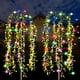 thumbnail image 5 of Luces de árbol con simulación solar, cadena de luces, luces de cielo nocturno para jardín al aire libre, luces decorativas insertadas, luz con enchufe de tierra, 5 of 6