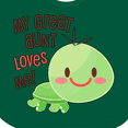 thumbnail image 4 of Inktastic My Great Aunt Loves Me- Cute Turtle Boys or Girls Baby Bib, 4 of 4