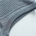 thumbnail image 5 of FRSASU Men's Jacquard Textured Sleeveless Sweater Vest Lightweight Classic V-Neck Cotton Warm Vest Pullover for Dad Husband Gray, 5 of 8