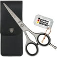 thumbnail image 1 of 3 Swords Germany \u2013 Professional Beard Hair Scissors, Stainless Steel, Straight Blade, Sharp, with case, 1 of 7