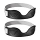 thumbnail image 3 of 2 correas para tendón rotuliano, rodilleras ligeras y cómodas, estabilizadoras de banda rotuliana para correr, bádminton, senderismo y gimnasio. Negro, 3 of 8