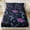 Blue, variant on Death Moth Skull Heads Fitted Sheets Bedroom Set Horror Theme Halloween Bedding,Goth Butterfly Bed Set Full Size for Adults Boys Girls Room Decor.