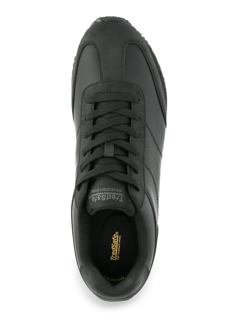 TredSafe Men's Ethan Slip Resistant Shoes, Lace-Up, Rubber Outsole