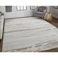 thumbnail image 5 of 4' X 6' Ivory Tan And Brown Abstract Power Loom Distressed Stain Resistant Area Rug, 5 of 10