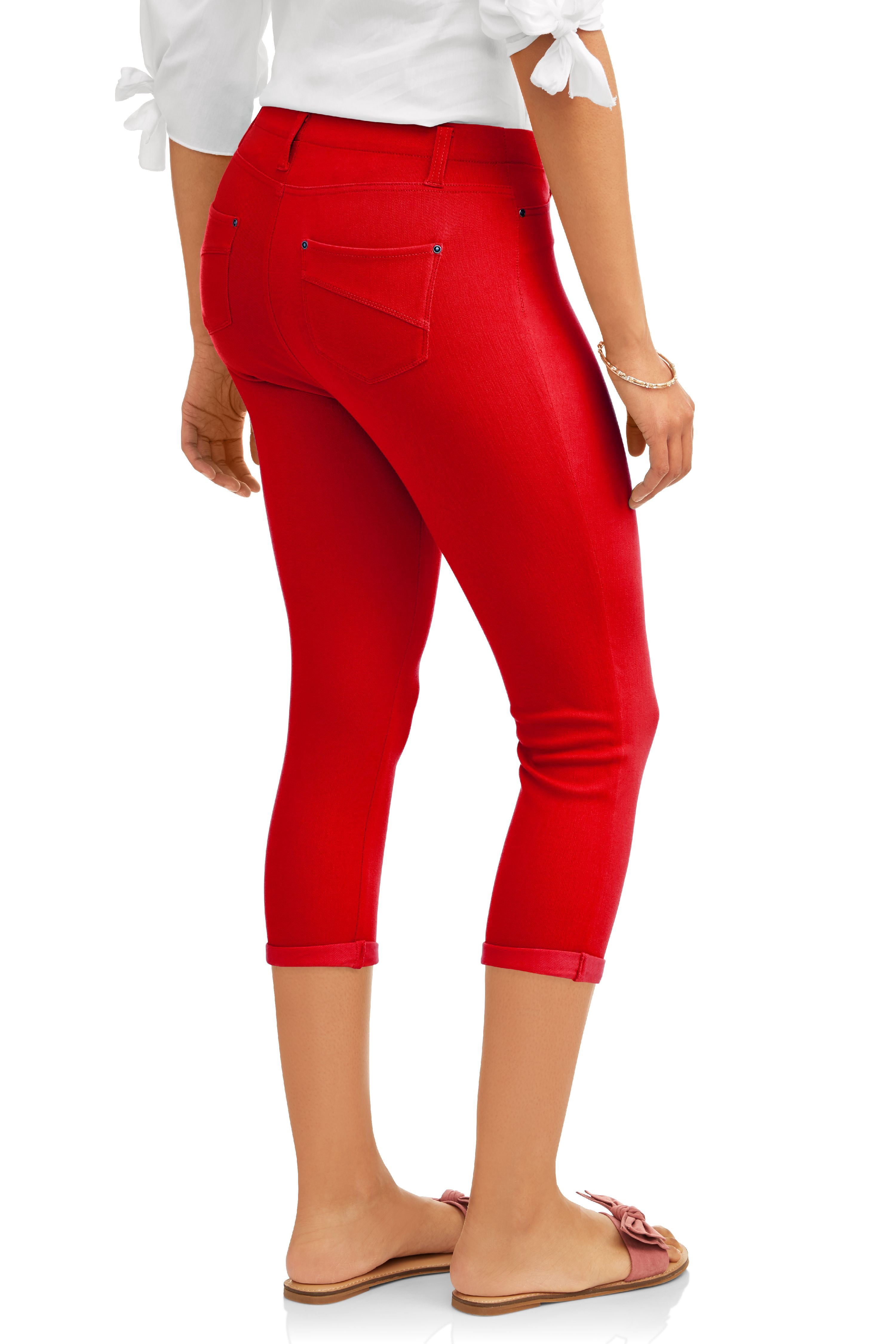 Women's Soft Knit Jegging Capris 