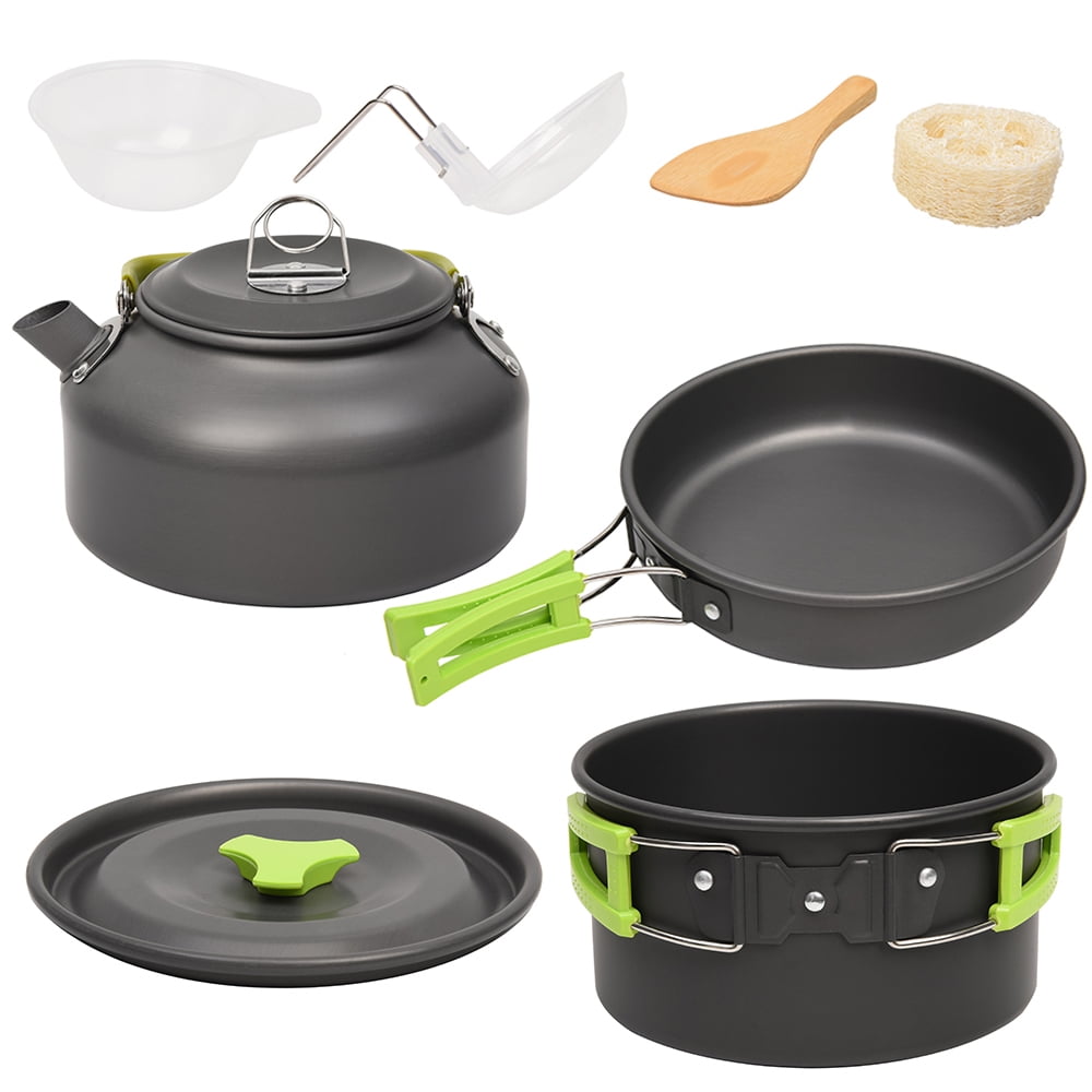 ODOMY Camping Cookware Kit for 23 People Outdoor Portable Camping Pans