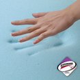 thumbnail image 2 of Sleep Philosophy 1.5" Gel Memory Foam Topper, Twin, 2 of 2