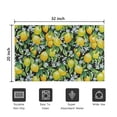 thumbnail image 5 of Yellow Lemon Flowers Black Pattern Door Rugs,Washable Non Slip Door Mats Indoor,Decorative Door Mats,Entry Mat Indoor for Entrance,Bedroom,Kitchen,Bathroom,20"x32", 5 of 6