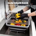 thumbnail image 3 of Feasto 9-Piece Multifunctional Collapsible BBQ Prep Tub | Grill Station with Cutting Board, Knives, Meat Claws for Camping, RV & Kitchen, 3 of 9