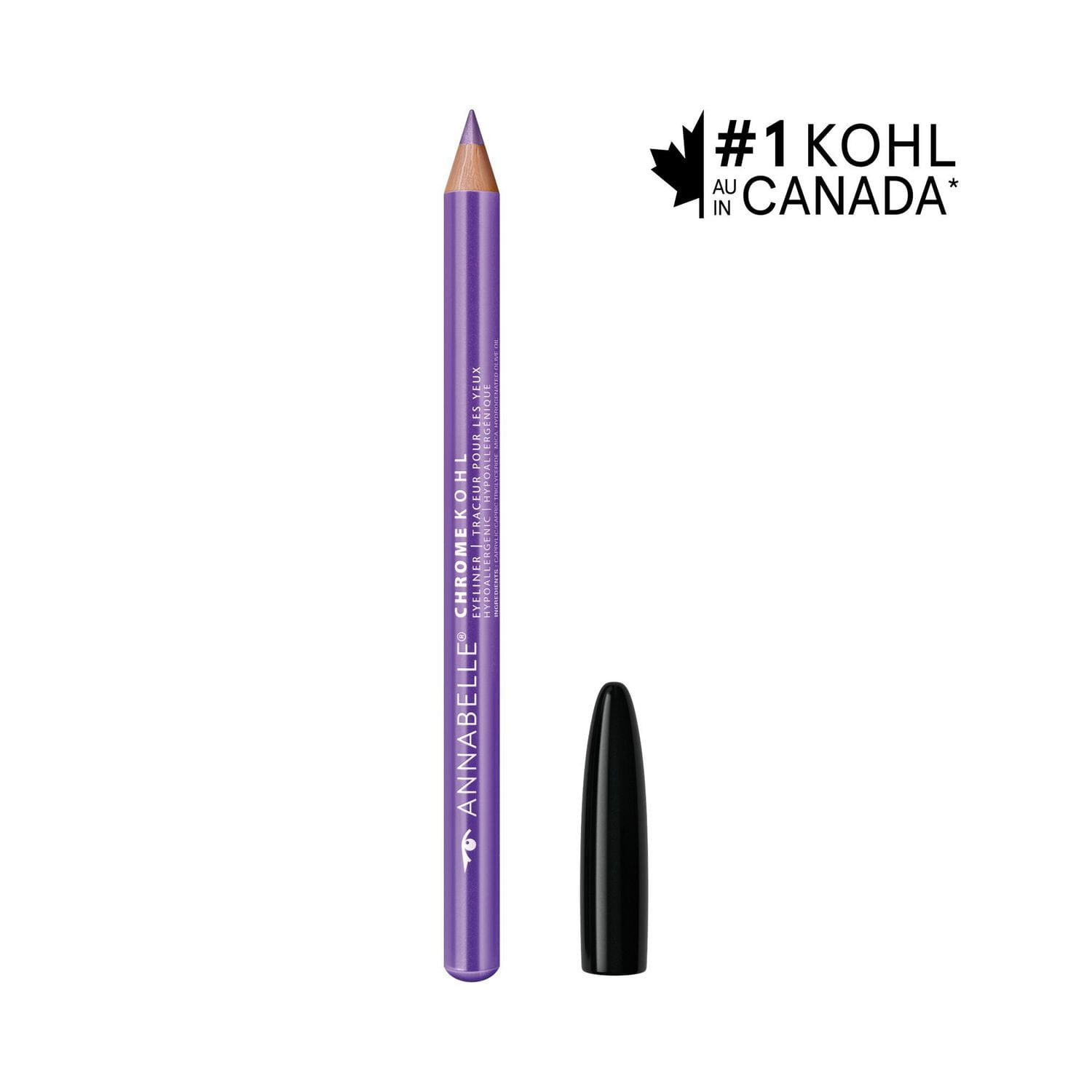 Annabelle Chrome Kohl Eyeliner, #1 Kohl in Canada, 1.14 g.