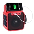 thumbnail image 4 of JENSEN JEP-175 Altavoz portátil Bluetooth recargable con puerto de carga USB de emergencia incorporado, radio FM, linterna y panel de carga solar, 4 of 5