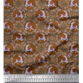 thumbnail image 1 of Soimoi Cotton Duck Fabric Arrow Wreath & Reindeer Animal Fabric Prints By Yard 56 Inch Wide, 1 of 1