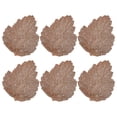thumbnail image 1 of Bearachild Platos redondos duraderos para de comedor, superficie lisa, sin manchas, estera de de alta protección, 6 piezas Mostrada bronce, 1 of 6