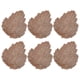 thumbnail image 1 of Bewildely 6x tapetes redondos de PVC no tóxicos para cena, tapete para de comedor resistente a arañazos y desgarros, de comedor Mostrada bronce, 1 of 6
