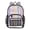 Unicorns and Rainbow Stripes, variant on PVC Transparent Backpacks Clear Backpack for Travel and Outings Red White and Blue Stars Pattern