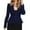 Dark Blue, variant on BLTIBY Blazer Jackets for Women Winter Autumn Solid Color Open Front Button Lapel Long Sleeve Casual Party Blazers Coat with Pocket 2024 White 3XL