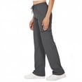 thumbnail image 5 of Blmnix Winter Pants for Women Cargo Sweatpants Casual Pants Pleated Trousers Gray Full Straight-Leg Relaxed Fit High Trouser Jeans for Women,S, 5 of 6