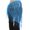 Blue, variant on Women's Belly Dancing Belt Colorful Waist Chain Belly Dance Tassles Mesh Hip Scarf Belt Triangle Skirt
