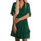 thumbnail image 1 of SAYOO , vestido de chifón de verano para mujer, vestido informal de media manga con cuello en V y estampado de puntos de Color sólido para fiesta SAYOO  Moda, 1 of 9