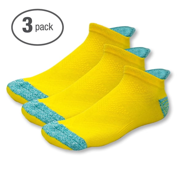 DKGP Unisex COOLMAX Dual-Color Ankle Socks (3 Pairs)