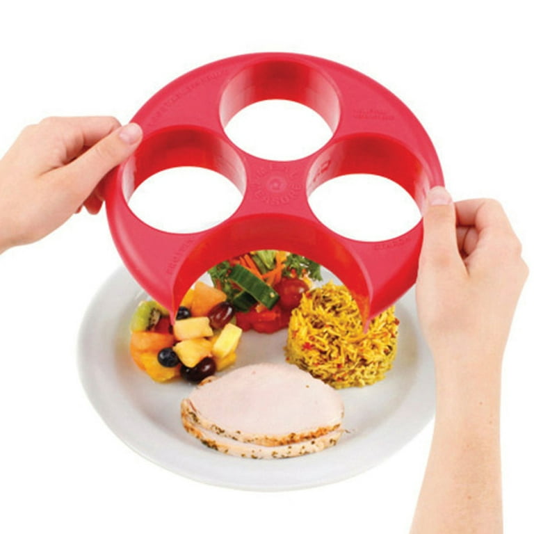 Tool Meal Measure Portion Control Cooking Tools Lose Weight Kitchen Food  Plate