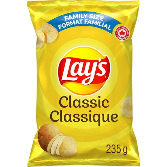 Lay's Classic potato chips, 235g