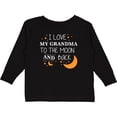 thumbnail image 3 of Inktastic I Love My Grandma to the Moon and Back Boys or Girls Long Sleeve Toddler T-Shirt, 3 of 5