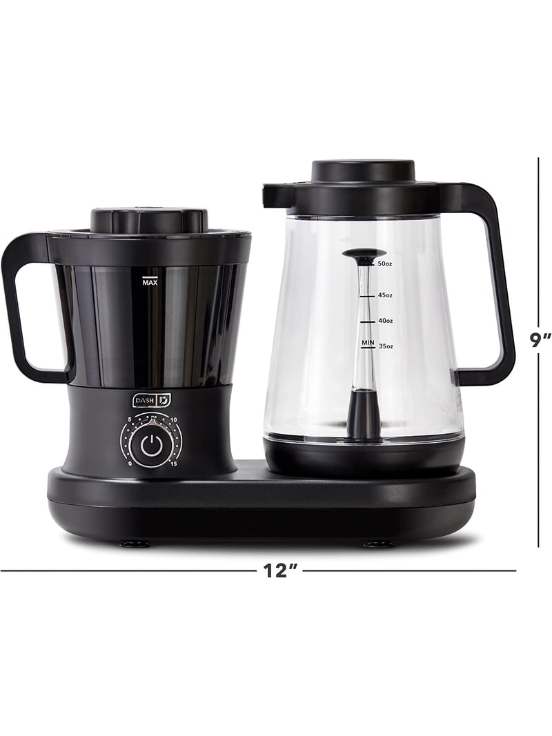 Dash Rapid Cold Brew Coffee Maker, 42 oz 1.5 L Carafe, Hot & Cold