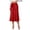Red, variant on Skirts For Women Midi Length Elegant Satin Skirt High Waist Silky Fishtail Skirt Glossy Fake Silk Mid-Calf Skirt For Commute Party Outings Pink XL