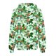 thumbnail image 4 of Puntoco Chaqueta Con Capucha Y Manga Larga Con Cremallera Y Estampado Navideño Informal Para Mujer, 4 of 6
