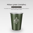 thumbnail image 2 of Taza de camping Acero inoxidable Viaje al aire libre Cerveza Bebidas Tazas Café Gris JShteea  El nuevo, 2 of 9