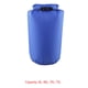 thumbnail image 3 of Advancent - Bolsa seca impermeable con parte enrollable, bolsa de compresión seca para rafting, canotaje, senderismo, camping, 70 l Deportes acuáticos azul 75L, 3 of 6