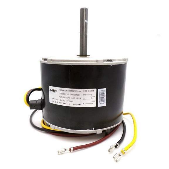 5KCP39FFAB35S CONDENSOR MOTOR 3S047 1/4 HP, 208/230V - EXACT FIT FOR GENTEQ - REPLACEMENT PART BY NBK