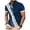 Blue, variant on COSFO Mens Short Sleeve Polo Shirts Performance Casual Golf Shirt Pullover Collared Mesh Quick Dry Slim Fit Tops