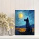 thumbnail image 2 of Qisvanset 12x16 Inch Tokyo Tower Rainy Street Impressionist Canvas Print Wall Art, 2 of 5