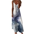 thumbnail image 1 of Vestido de Verano Casual sin Mangas Vestido Largo de Suspensión Impreso, Vestido de Vacaciones Suelto con Cuello en V para Mujeres, 1 of 5