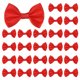 thumbnail image 1 of Uxcell 120-Pack Mini Lazo de Cinta para Manualidades 1.5x1 Pulgada de Tela a Cuadros de Satén para DIY Rojo Brillante, 1 of 1
