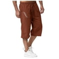 thumbnail image 1 of Memory Pants for Man 4 8 Band 13 Boy Apparel Pants Sports Men Light Pants Casual Pants for Men Jogging In Spring And Summer Relaxing And Relaxing Beach Vacation Nine Point, 1 of 4