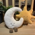 thumbnail image 5 of KAIYANG Divertido juguete de peluche con forma de sol y luna, almohadas para sofá de noche, utilizado para la decoración del hogar (sol), 5 of 5