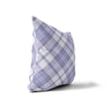 thumbnail image 3 of Diamond Plaid Purple Throw Pillow, 3 of 4