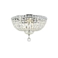 thumbnail image 3 of Tranquil 6 Light Chrome Transitional Flush Mount Clear Royal Cut Crystal, 3 of 7