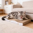thumbnail image 5 of Corrugated Cardboard Cat Scratching Board, Reversible Claw Sharpener Scratch Pad for Indoor Cats, Durable Recycled Paper Scratcher Toy, Furniture Protector for Kittens and Adult Cats, 5 of 6