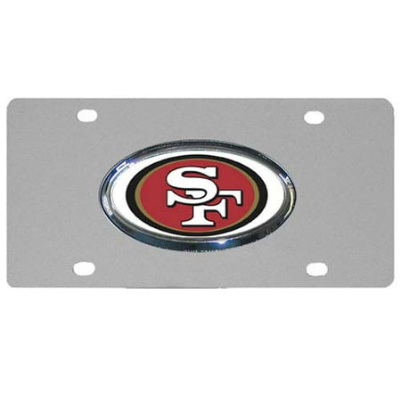 San Francisco 49ers Official NFL Metal License Plate by Siskiyou 790904