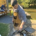 thumbnail image 2 of Bayou Classic® 500-714 Waxed Canvas and Leather Grill Apron, 2 of 6