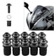 thumbnail image 2 of 10 pernos fijos de montaje en parabrisas | Tornillos para parabrisas de motocicleta, tuerca de tornillo | Perno de montaje del parabrisas | Tuercas de goma M5 para parabrisas de motocicleta | Tornillo, 2 of 6