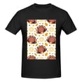 thumbnail image 4 of Bingfone Fall Turkey Men'S Loose Fit Short-Sleeve Pocket T-Shirt, 4 of 7