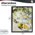 thumbnail image 4 of Stupell Industries Traditional Meringue Lemons Table Spread Black Floating Frame Canvas Art, 17 x 21, by Annabelle Hall, 4 of 8