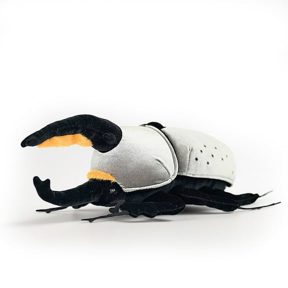 PuffPurrs Lifelike Dynastes grantii Plush Toy, Realistic Beetles Teddy Stuffed Animal, Cute Dynastinae insect Unique Pillow Toy Gift, 25 CM/9.8 Inch
